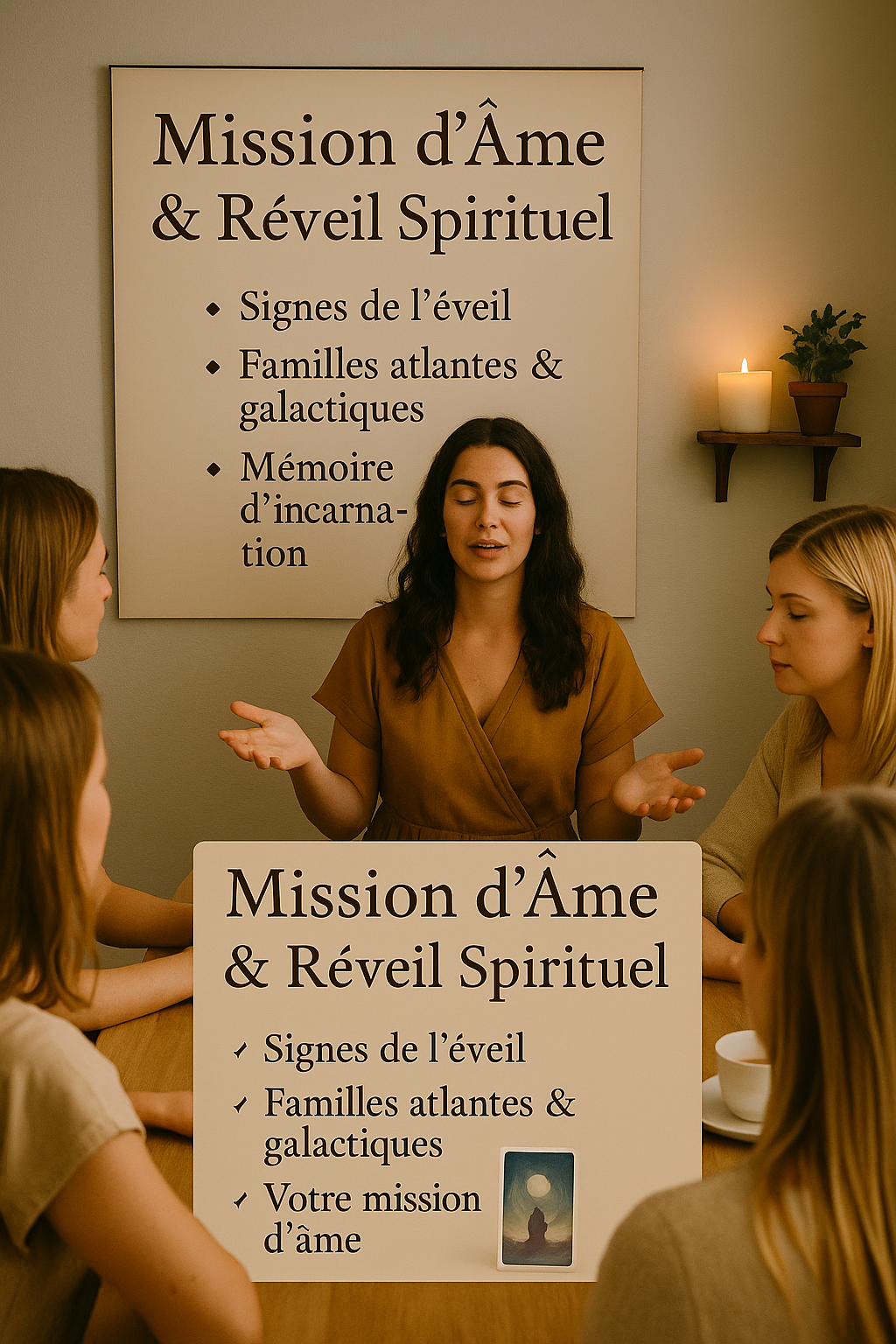 Atelier Mission d’Âme et Réveil Spirituel – cercle de partage, guidance Atlante et reconnexion collective à la conscience sacrée