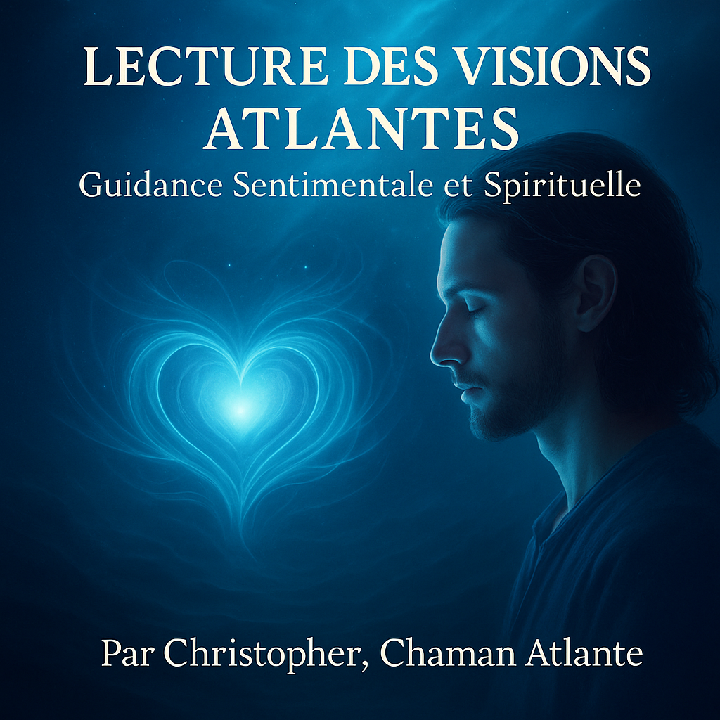 Visuel de la guidance sentimentale Atlante par Christopher, Chaman spécialisé en relations affectives – canalisation et lecture des mémoires d’âme.