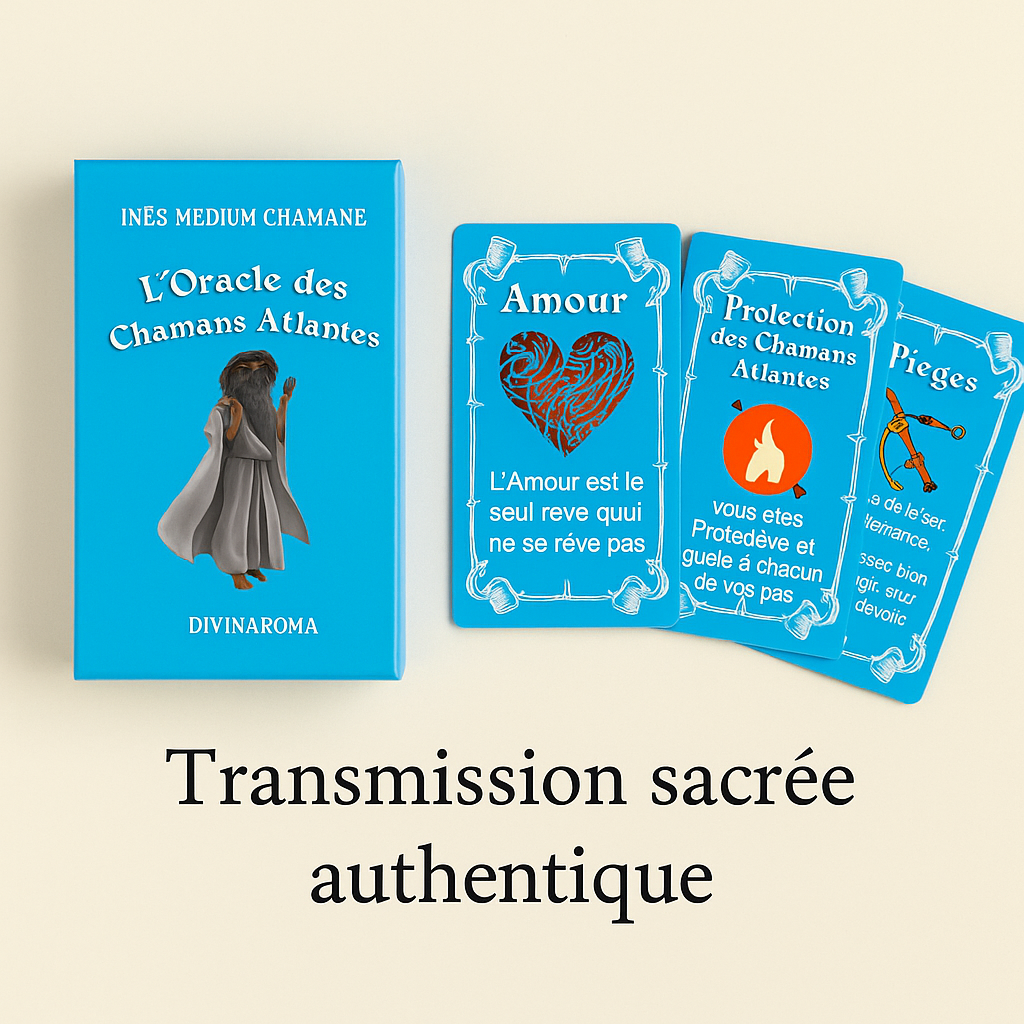 oracle des chamans altlante boite rigide de bonne qualité et cartes oracles